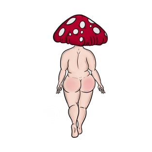 Curvy mushroom bae T-Shirt