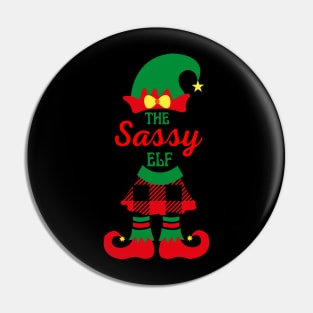 THE SASSY ELF Pin