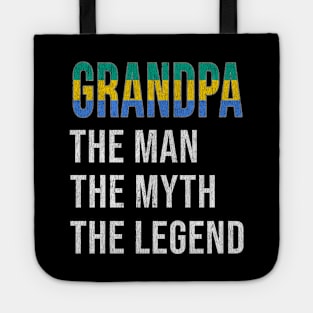 Grand Father Gabonese Grandpa The Man The Myth The Legend - Gift for Gabonese Dad With Roots From  Gabon Tote