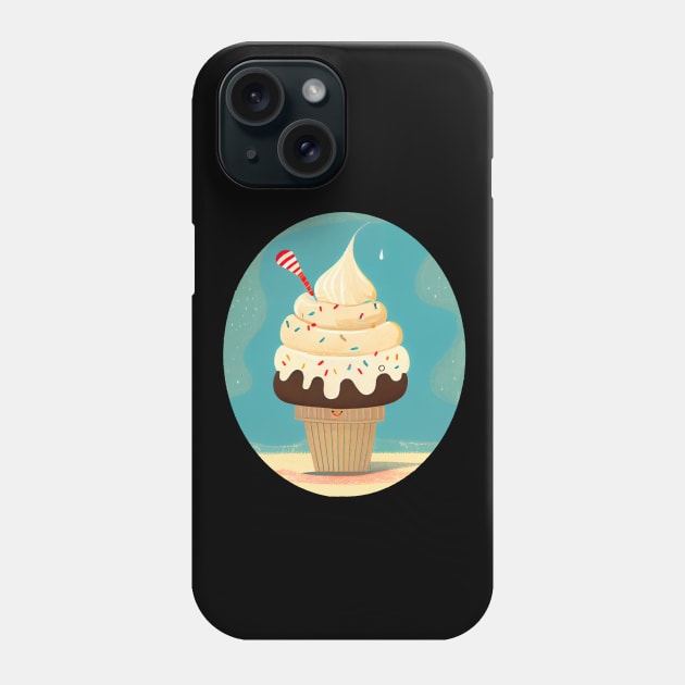 Cute Cupcake Phone Case by kozinoart