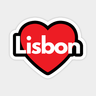 Love Lisbon (Lisboa, with Heart) Magnet