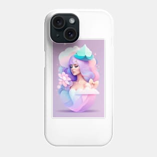 Magical illustration girl Phone Case