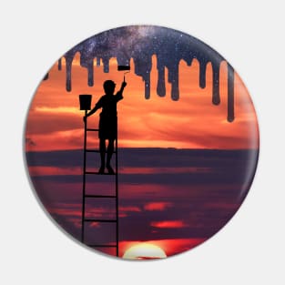 Sunset Pin