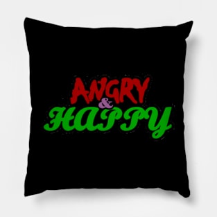 ANGRY/HAPPY Pillow