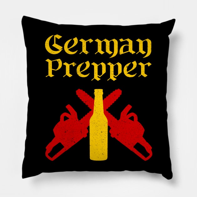 German Prepper Pillow by HighBrowDesigns