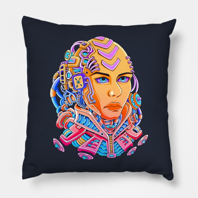 Thinker Pillow by Efexampink