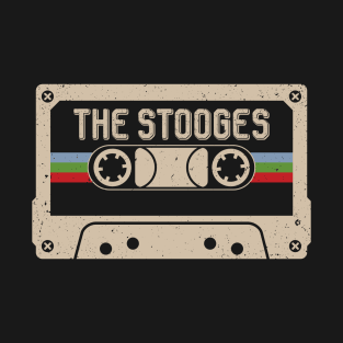 Personalized Stooges Name Birthday Vintage Cassette Tape T-Shirt