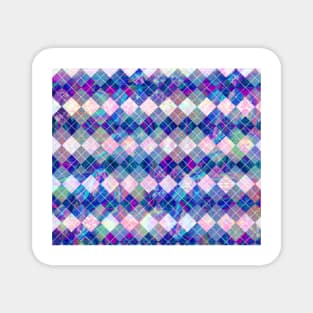 Holographic Argyle Pattern Magnet