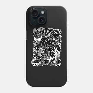 Little Doodle Monsters #1(inverted) Phone Case