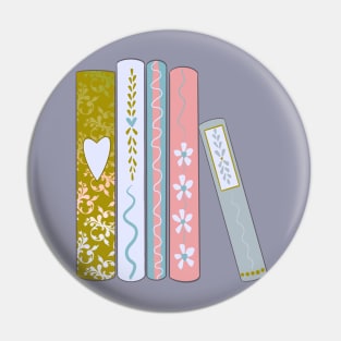 Pastel Reading Books Pin