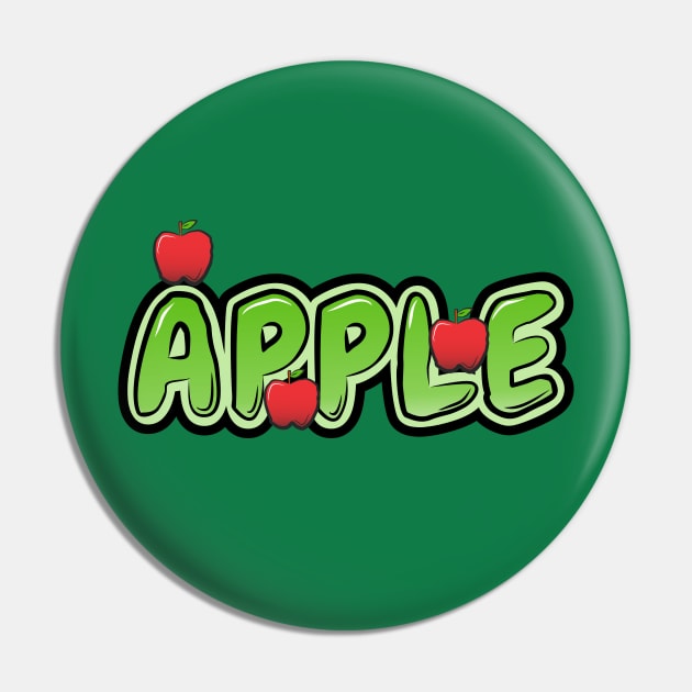 apple text design Pin by HartDesain