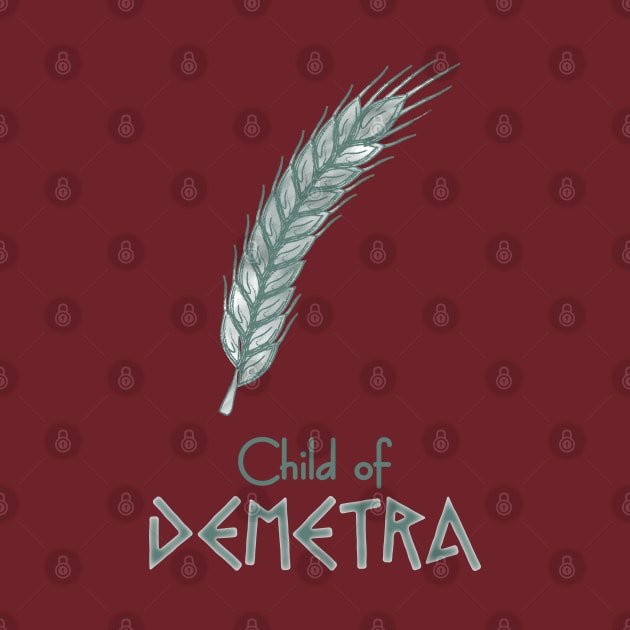 Child of Demetra – Percy Jackson inspired design by NxtArt