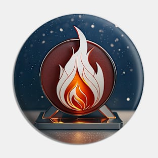 holy spirit fire Pin