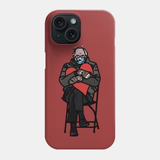 Bernie Sanders Memes Mittens Holding Red Heart on Valentines Day Phone Case