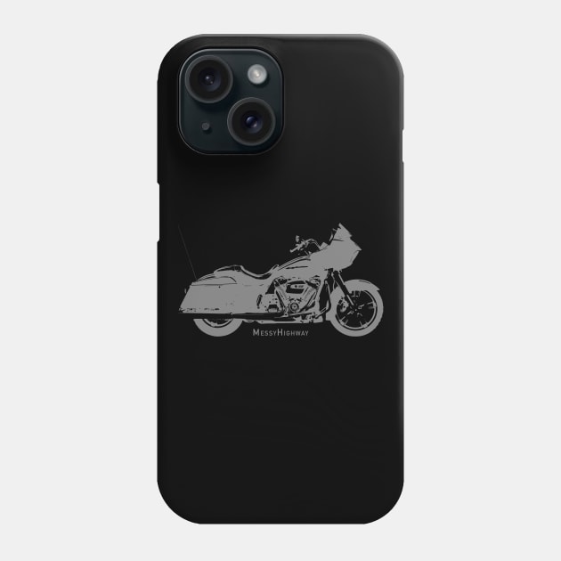 Harley Road Glide 19, shadow Phone Case by MessyHighway