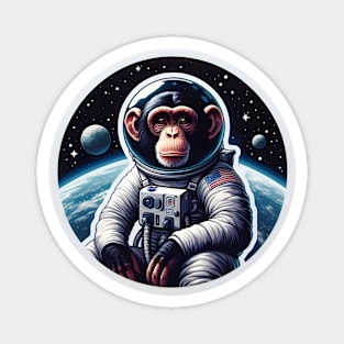 Space Monkey Magnet