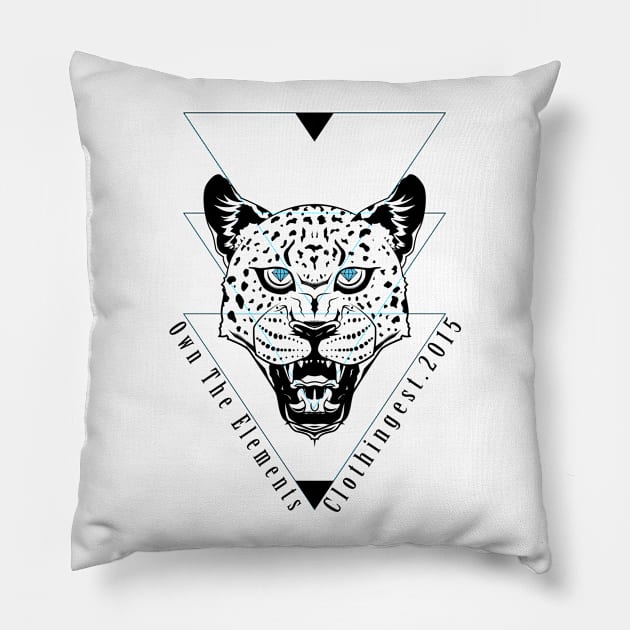 OTE Diamond Leopard "The Original" Pillow by OwnTheElementsClothing