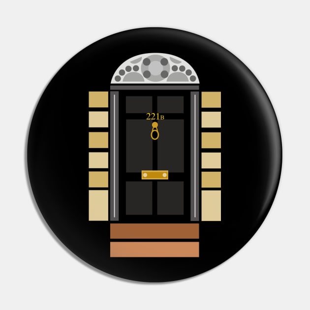 221b Baker Street Pin by albdesigns