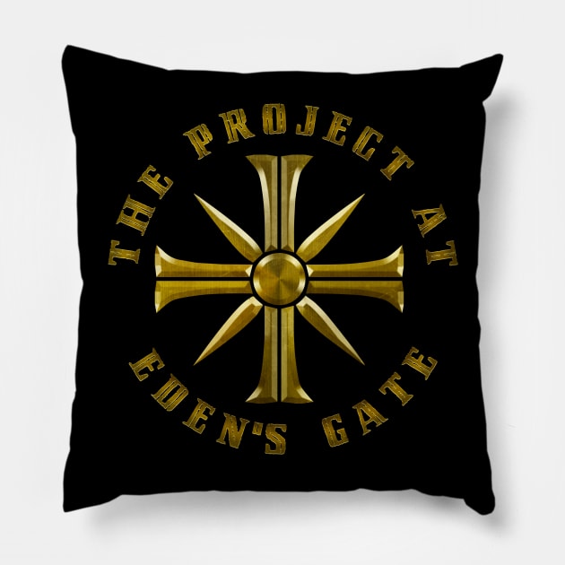 The Project At Eden's Gate Pillow by huckblade