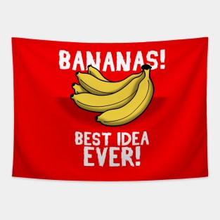 Funny Banana Lover Best Idea Funny Fruit Meme Tapestry