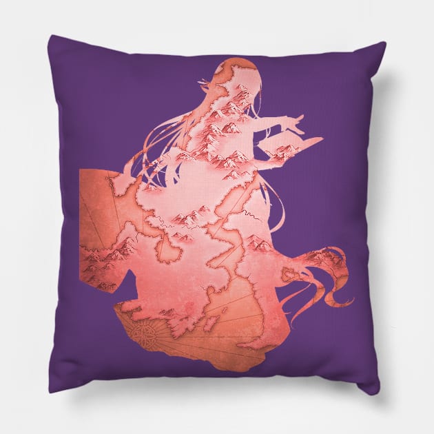 Sophia: Resplendent Nabata Prophet Pillow by Raven's Secret Shop