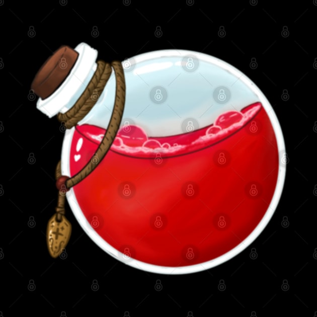 Health potion by Beelixir Illustration