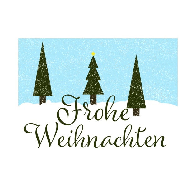 Frohe Weihnachten- Merry Christmas in German by PandLCreations