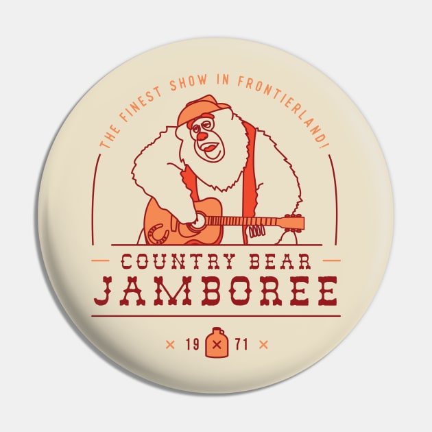 Country Bear Jamboree Pin by stuffsarahmakes