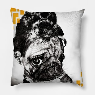 Lady Pug Pillow