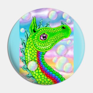 Green Air Dragon Pin