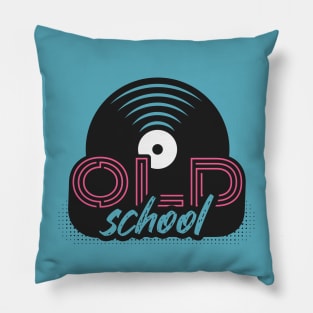 Retro Old School Record Collector // Vinyl Record Junkie Pillow