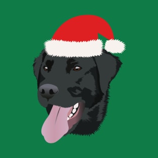 Christmas Black Lab T-Shirt