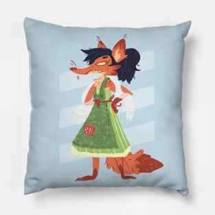 Apron Fox Gal Pillow