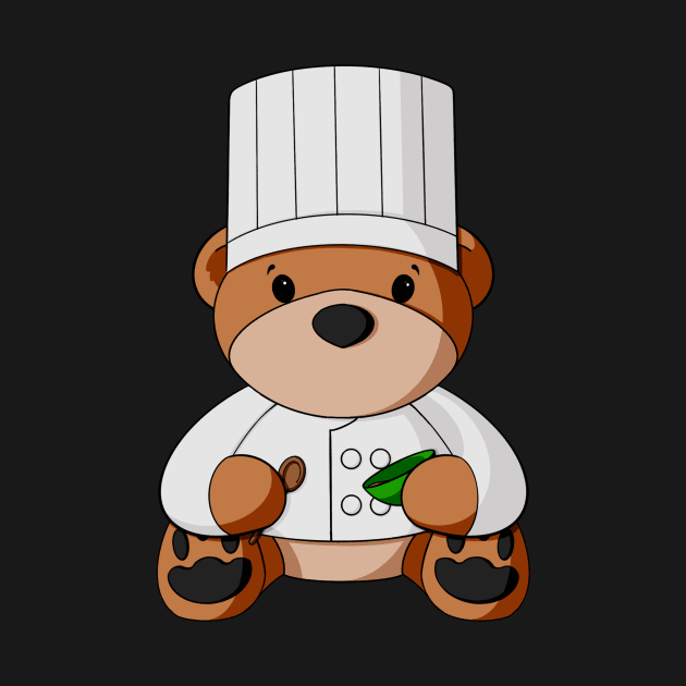 Chef Teddy Bear by Alisha Ober Designs