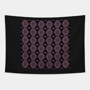 Tile Pattern, Ornate Check Print Tapestry