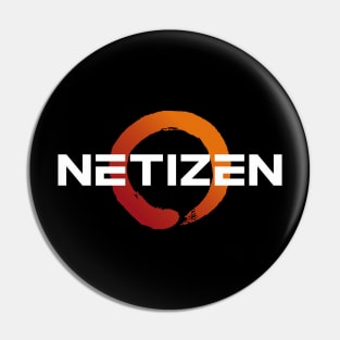 Netizen White Pin