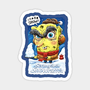 ScrungeBob Snowpants Magnet