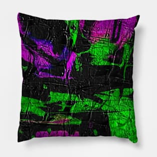 Abstract Neon Pillow