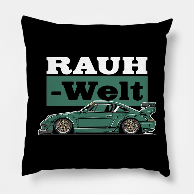 RWB-Green Pillow by melsa