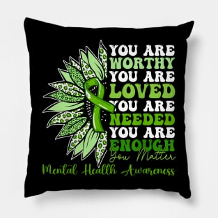 Support Warrior Mental Health Awareness Pillow