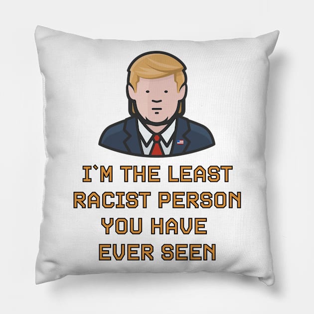 Top Funny Absurd Quotes And Sayings From President Donald Trump While In White House Pillow by Naumovski