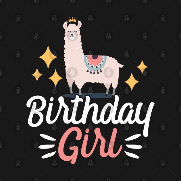 Birthday Girl Starry Lamma Party Gift by TabbyDesigns