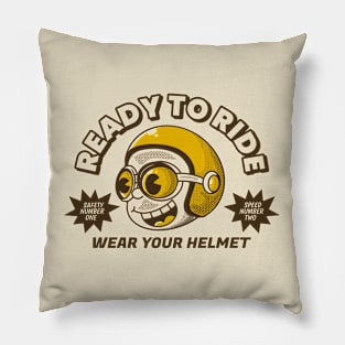 Ready to ride Pillow