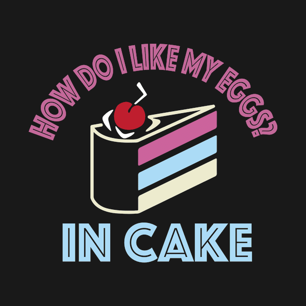 How do i like my eggs in cake funny by AstridLdenOs