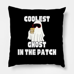 Halloween coolest ghost in the patch Pillow