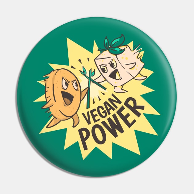 Vegan Power Pin by machmigo