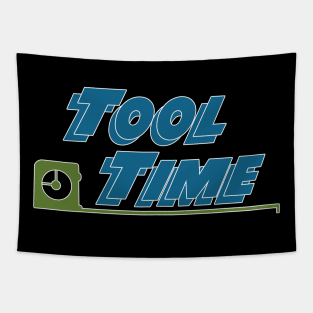 Retro Tool Time OG Logo Tapestry
