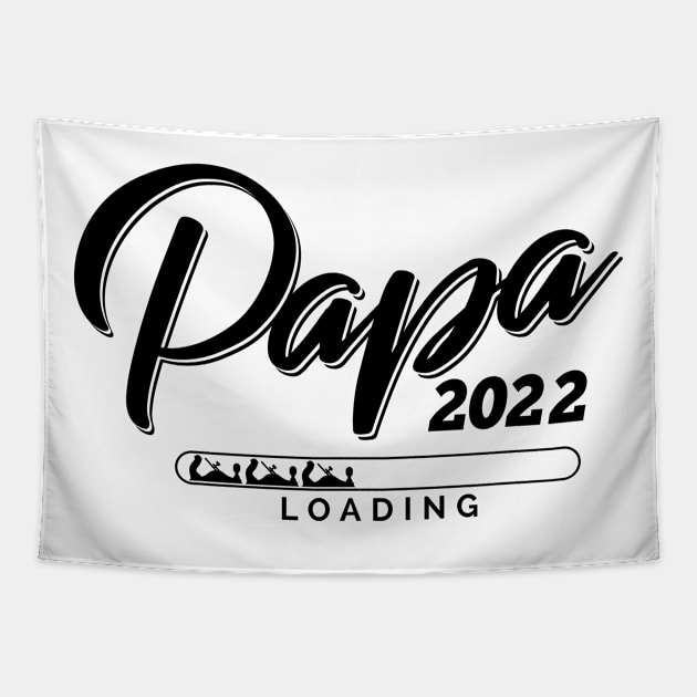 Best Papa Papa will be a 2022 baby gift Tapestry by HBfunshirts