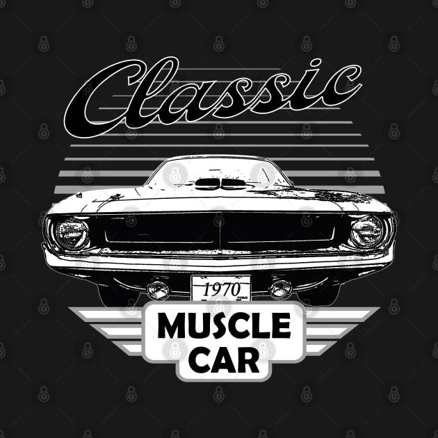 Plymouth Barracuda Classic American Muscle Car 70s by Jose Luiz Filho