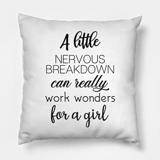 Rory Gilmore - A little nervous breakdown Pillow